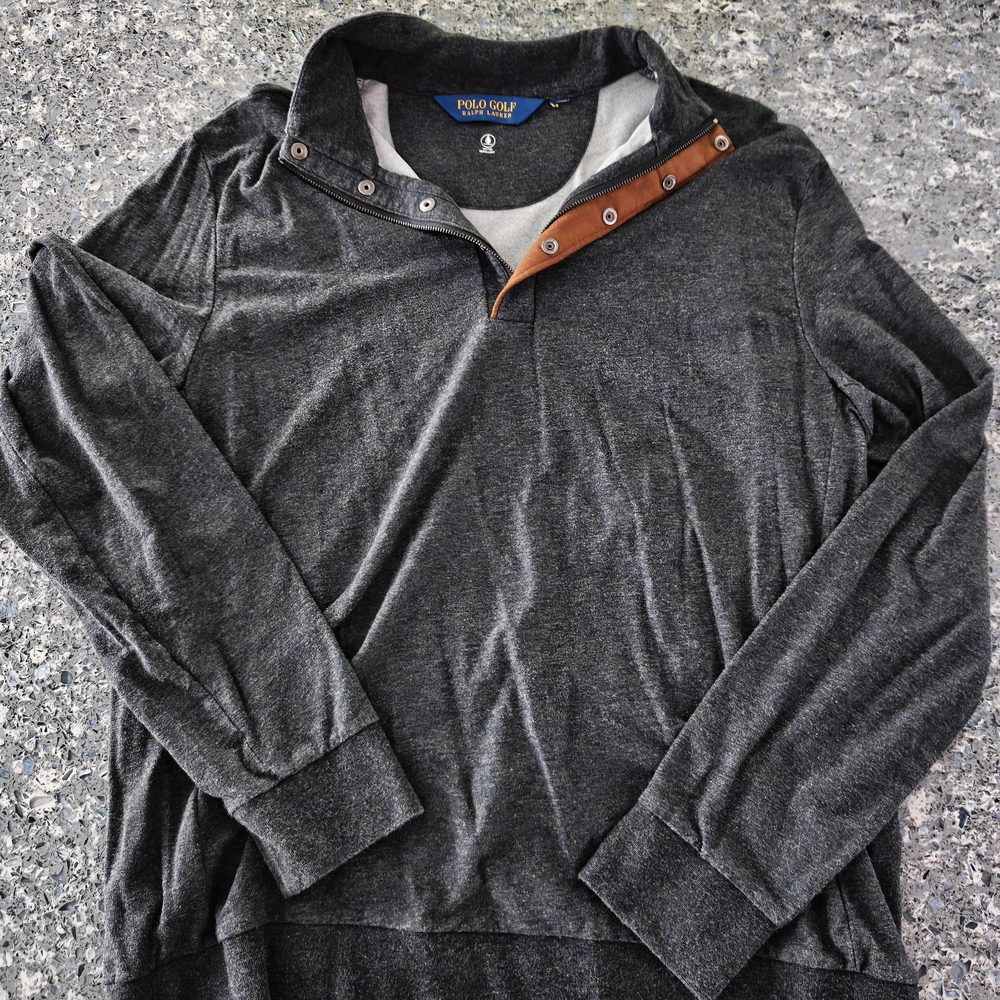 Ralph Lauren Polo Golf Jacket - Charcoal and Rust